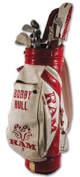 Bobby Hulls Golf Clubs, Bag, Shoes and Glove