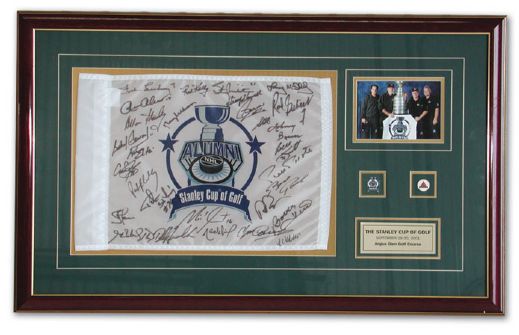 Bobby Hulls Stanley Cup of Golf Memorabilia Collection with Huge Autographed Display (39" X 24")