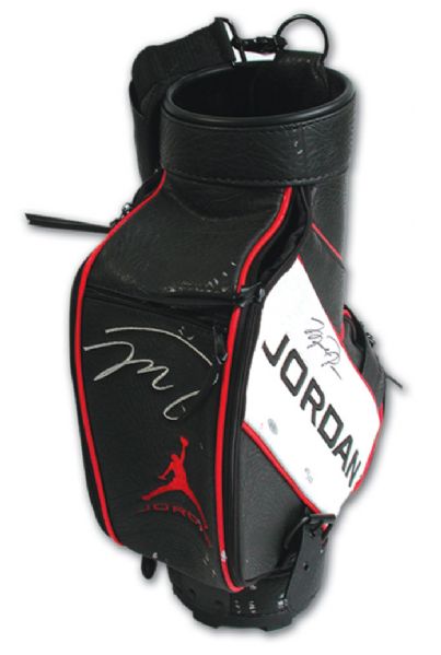 Michael Jordan Limited Edition Autographed Mini Golf Bag