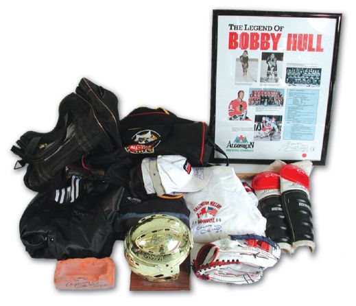 Huge Collection of Bobby Hull Autographed Memorabilia