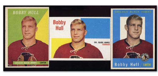 Bobby Hulls Rookie, 2nd and 3rd Year Topps Cards #3