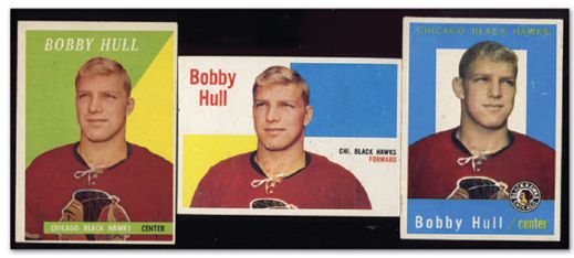 Bobby Hulls Rookie, 2nd and 3rd Year Topps Cards #4