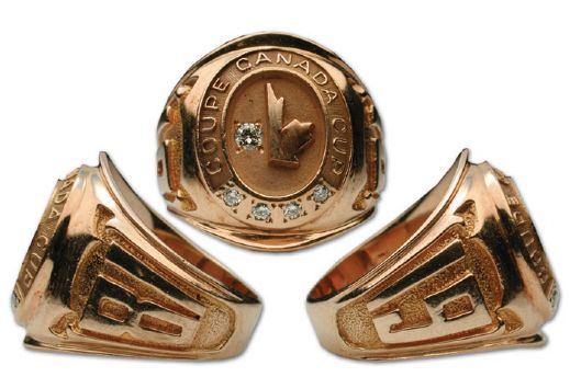 1981 Canada Cup Ring Presented to Marvin Goldblatt