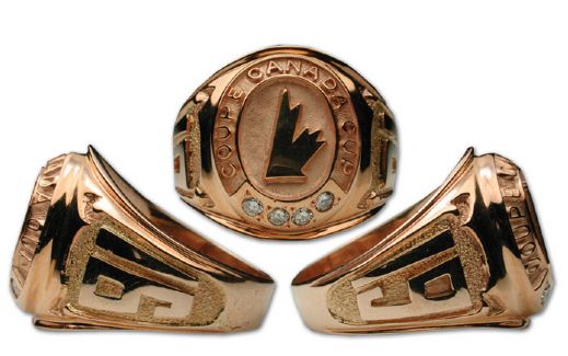 1991 Canada Cup Championship Ring Presented to Marvin Goldblatt
