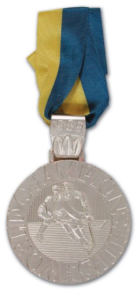 1989 World Hockey Championships Silver Medal