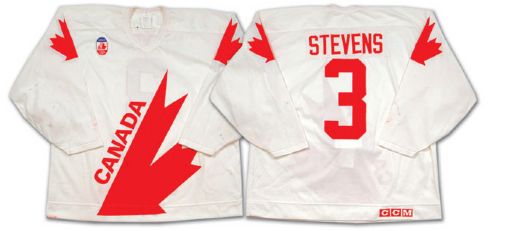 Scott Stevens1991 Canada Cup Game Worn Jersey