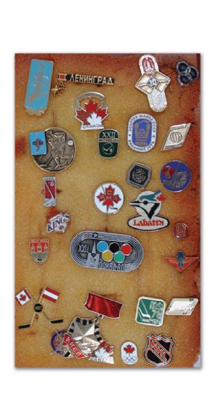 Marvin Goldblatts International Pin Collection of 125+