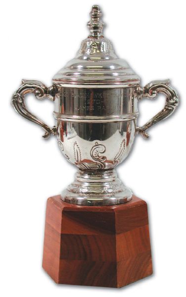 Jim Pappins 1970-71 Chicago Black Hawks Clarence Campbell Bowl Trophy