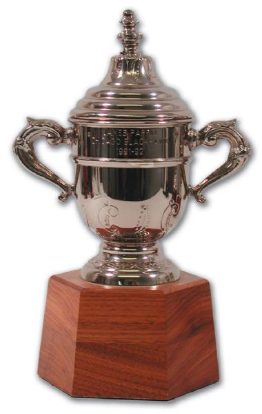 Jim Pappins 1991-92 Chicago Black Hawks Clarence Campbell Bowl Trophy