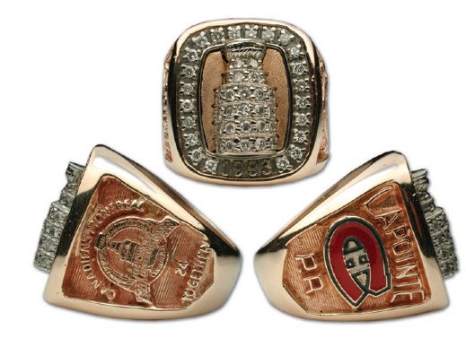 1992-93 Montreal Canadiens Stanley Cup Championship Gold Ring