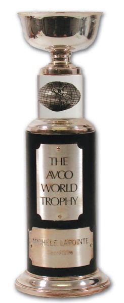 1976-77 Quebec Nordiques Miniature Avco Cup Trophy
