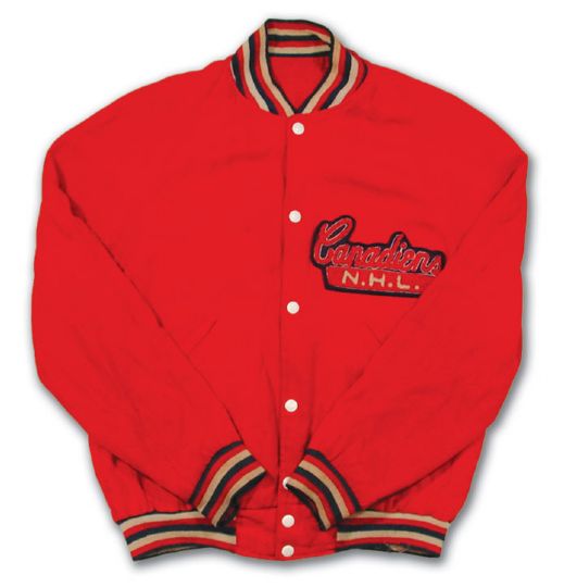 Larry Aubuts Circa Late 1950s Montreal Canadiens Trainers Jacket