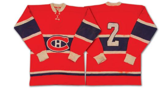 Circa 1955 Doug Harvey Montreal Canadiens Game Jersey