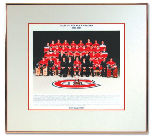 Montreal Canadiens Official Team Photo Collection of 3