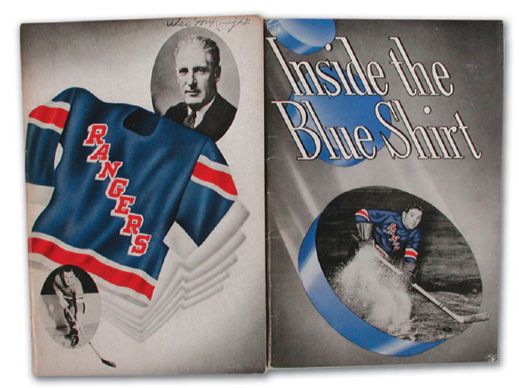 New York Rangers Blue Book Collection of 7