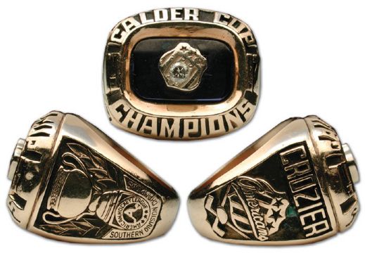 Joe Croziers 1986-87 Rochester Americans Calder Cup Championship Ring