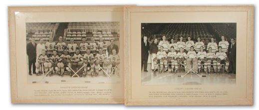 Charlotte Checkers, New Brunswick Hawks & Kitchener Rangers Team Photo Collection of 4