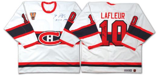 Guy Lafleurs Heritage Classic Montreal Canadiens Autographed Game Worn Jersey, Tuque and Socks