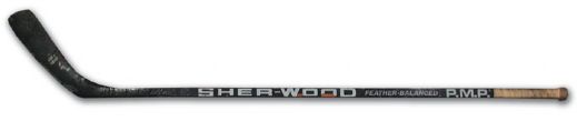 Guy Lafleurs Game Used Sher-Wood Stick