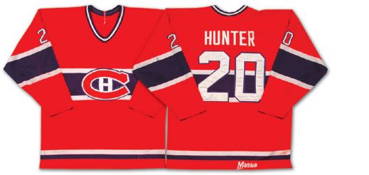 Mark Hunters 1982-83 Montreal Canadiens Game Worn Jersey