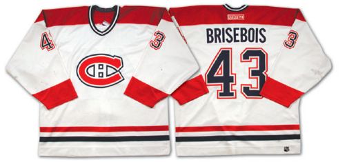 Patrice Brisebois 2001-02 Montreal Canadiens Game Worn Jersey