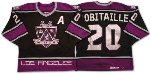 Luc Robitailles 1998-99 Los Angeles Kings Game Worn Jersey ADDENDUM