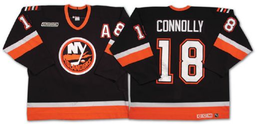 Tim Connollys 1999-2000 New York Islanders Game Worn Rookie Jersey