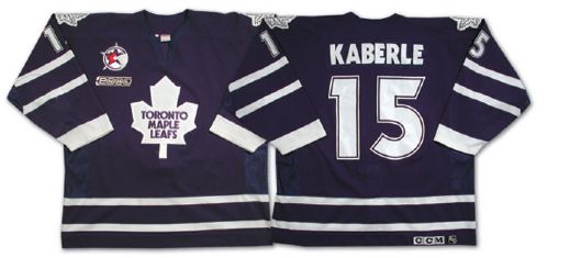 Tomas Kaberles 1999-2000 Toronto Maple Leafs Game Worn Jersey