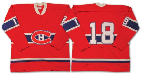Serge Savards Early 1970s Montreal Canadiens Game Worn Jersey