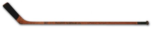 Maurice Richards 1952-53 Playoff Milestone Game Used Stick