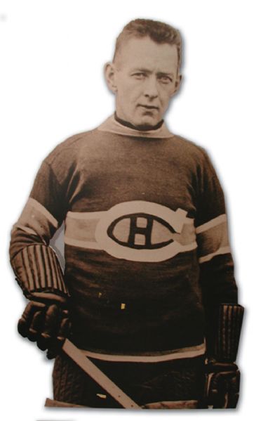 Georges Vezina Display from the Hockey Hall of Fame