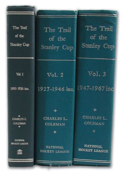 The Trail of the Stanley Cup Regular Bound Set of Three Volumes