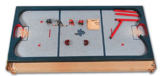 Exceptional Vintage Magnetic Table Hockey Game (34" x 16")