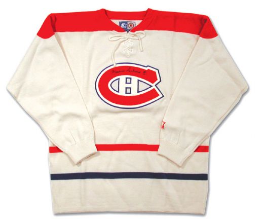 Maurice Richard Autographed Montreal Canadiens Jersey