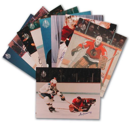 Hockey HOFers and Superstars Autographed Photo Collection of 22