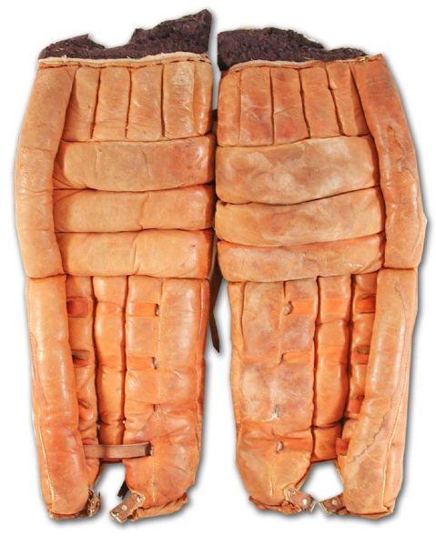 Circa 1970s Professional Goalie Pads and Gloves