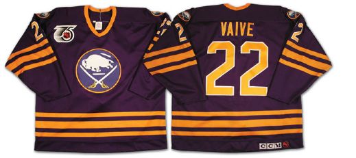 Rick Vaives 1991-92 Buffalo Sabres Game Worn Jersey