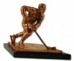 Limited Edition "Never Give Up" Gold Statue of Maurice Richard