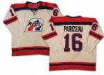 Michel Parizeaus Circa 1978 WHA Indianapolis Racers Game Worn Jersey