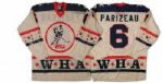 Michel Parizeaus 1977 WHA All-Star Game Worn Jersey