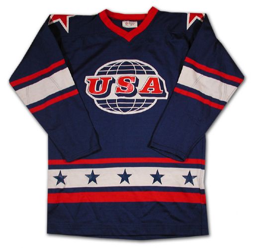 Vintage Athletic Knit Team USA hockey jersey