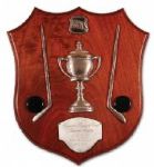 Johnny Bucyks 1970-71 Lady Byng Trophy Plaque