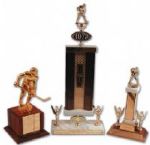 Johnny Bucyks Important Milestone Trophy & Award Collection of 7