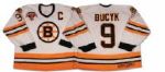 Johnny Bucyks Boston Bruins Alumni Game Worn Jersey & Signed Stick