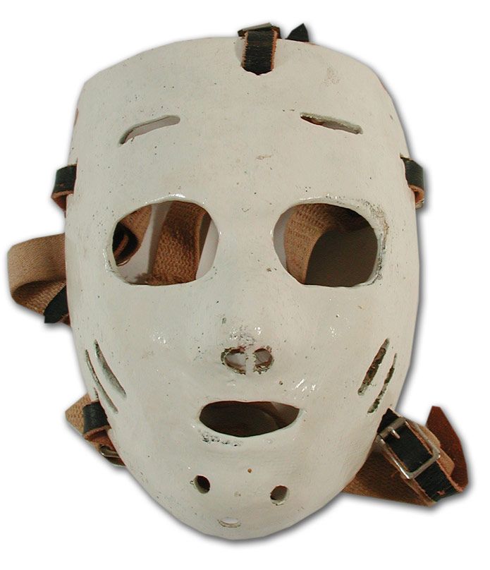 Lot Detail - Circa 1970 Lefty Wilson Style Fiberglass Goalie Mask