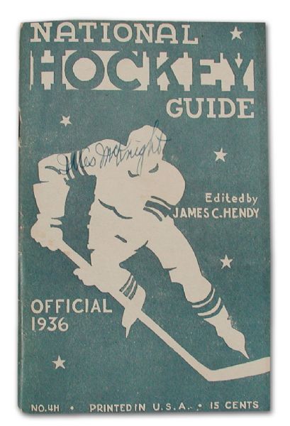 Lot Detail - 1936 Official NHL Hockey Guide