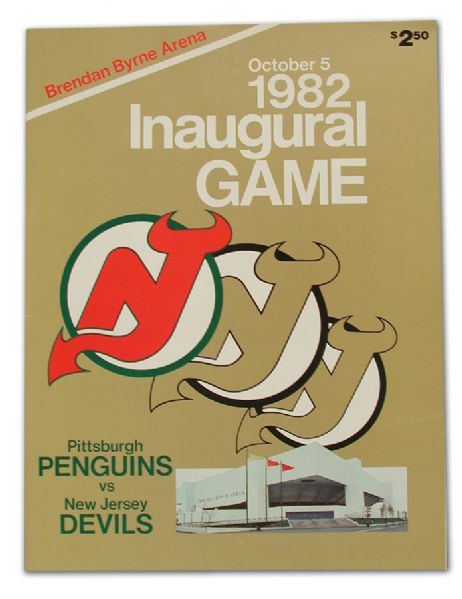 New Jersey Devils 1982 Inaugural Game Program