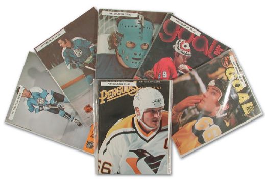 1968-1996 Pittsburgh Penguins Game Program & Guide Collection of 43