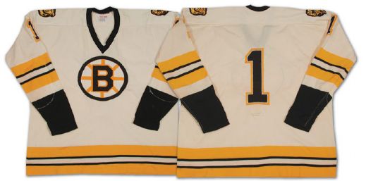 Gilles Gilberts 1975-76 Boston Bruins Game Worn Jersey