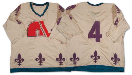 1975-76 Jim Watson WHA Quebec Nordiques Game Worn Jersey